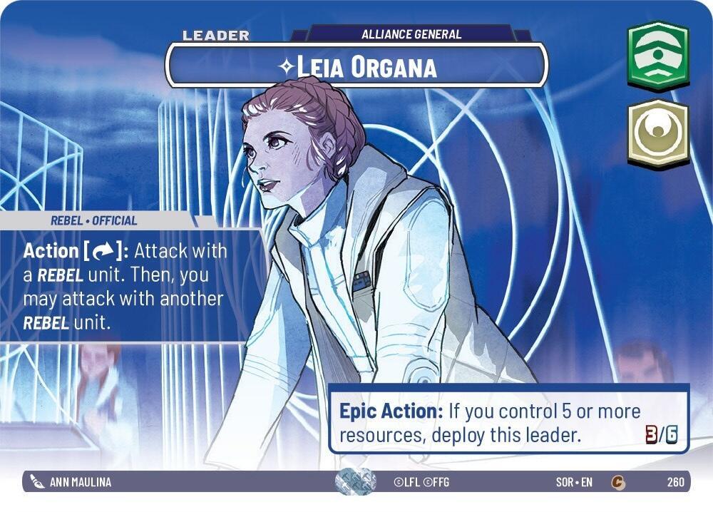 Leia Organa - Alliance General (Showcase), Spark of Rebellion 260