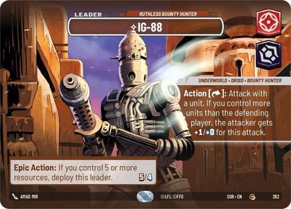 IG-88 - Ruthless Bounty Hunter (Showcase), Spark of Rebellion 262