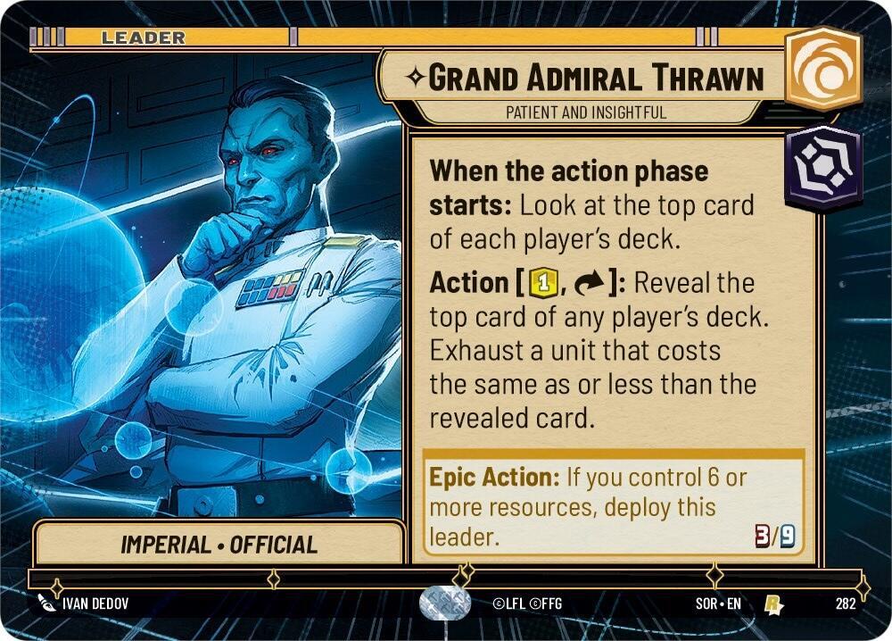 Grand Admiral Thrawn - Patient and Insightful (Hyperspace), Spark of Rebellion 282