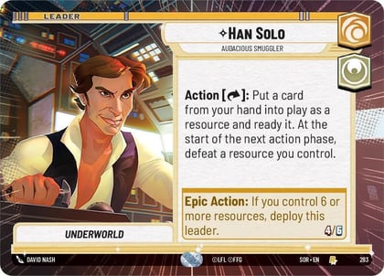 Han Solo - Audacious Smuggler (Hyperspace), Spark of Rebellion 283