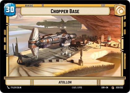 Chopper Base // Experience, Spark of Rebellion 30 // T01