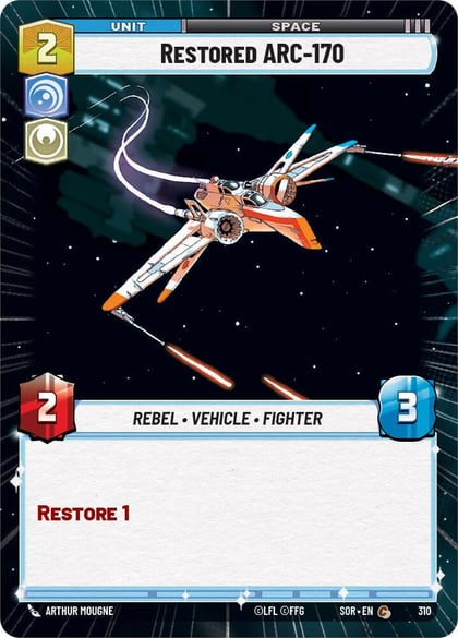 Restored ARC-170 (Hyperspace), Spark of Rebellion 310