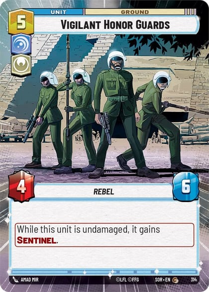Vigilant Honor Guards (Hyperspace), Spark of Rebellion 314