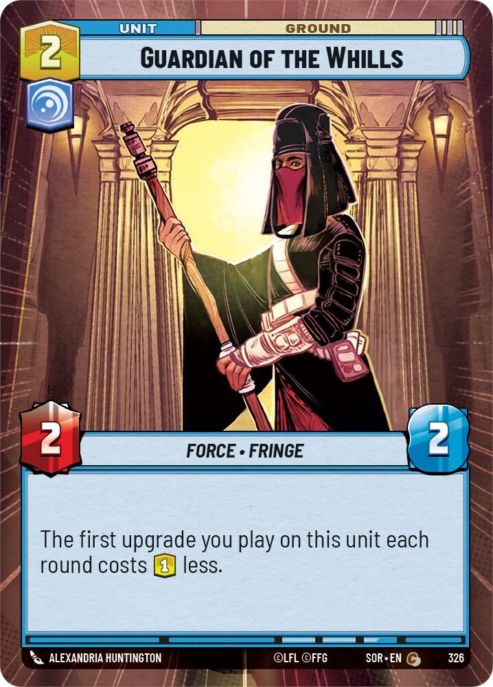 Guardian of the Whills (Hyperspace), Spark of Rebellion 326