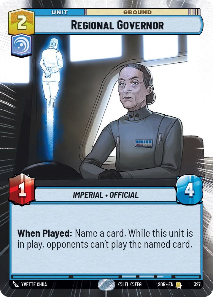 Regional Governor (Hyperspace), Spark of Rebellion 327