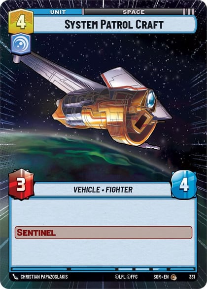 System Patrol Craft (Hyperspace), Spark of Rebellion 331