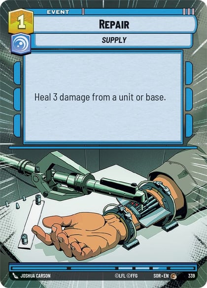 Repair (Hyperspace), Spark of Rebellion 339