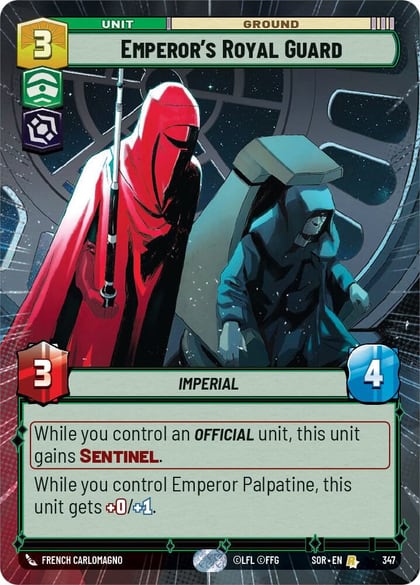 Emperor's Royal Guard (Hyperspace), Spark of Rebellion 347