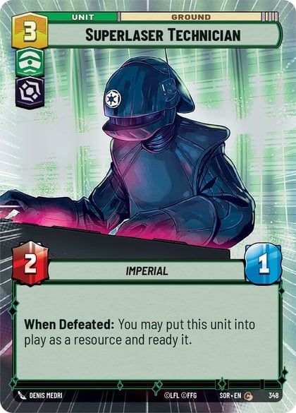 Superlaser Technician (Hyperspace), Spark of Rebellion 348
