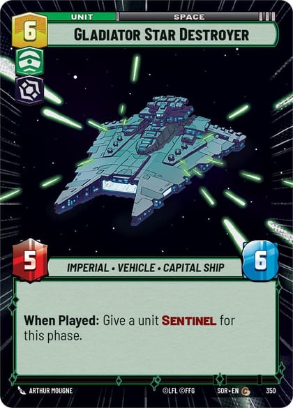 Gladiator Star Destroyer (Hyperspace), Spark of Rebellion 350
