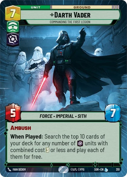 Darth Vader - Commanding the First Legion (Hyperspace), Spark of Rebellion 351