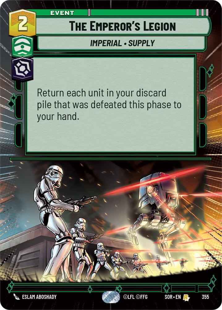 The Emperor's Legion (Hyperspace), Spark of Rebellion 355