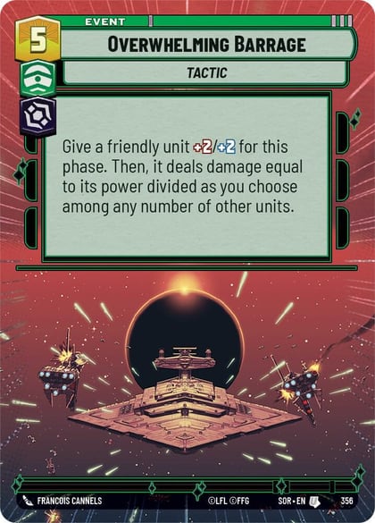 Overwhelming Barrage (Hyperspace), Spark of Rebellion 356