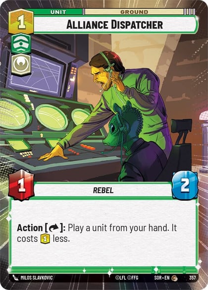 Alliance Dispatcher (Hyperspace), Spark of Rebellion 357