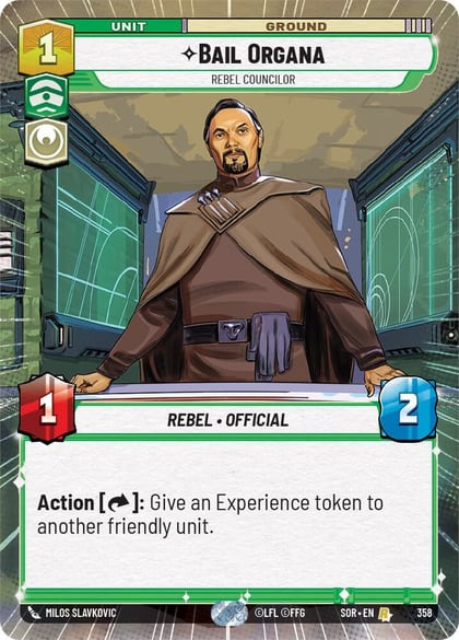 Bail Organa - Rebel Councilor (Hyperspace), Spark of Rebellion 358
