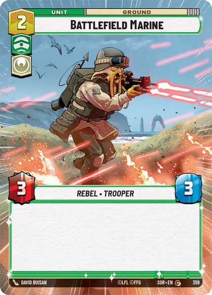 Battlefield Marine (Hyperspace), Spark of Rebellion 359