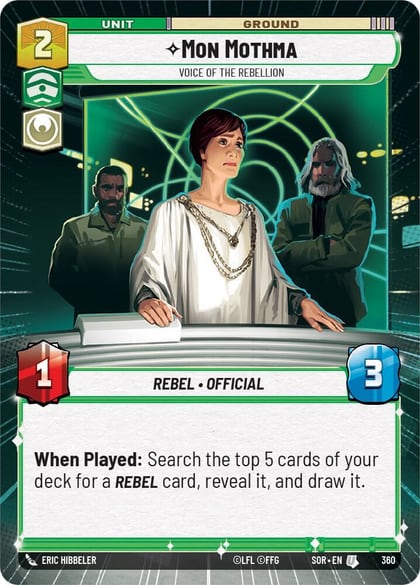 Mon Mothma - Voice of the Rebellion (Hyperspace), Spark of Rebellion 360