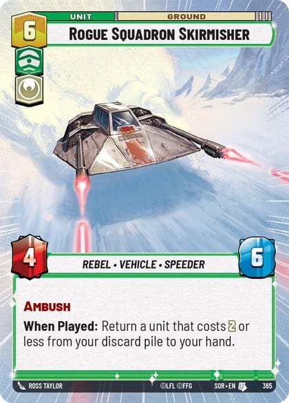 Rogue Squadron Skirmisher (Hyperspace), Spark of Rebellion 365