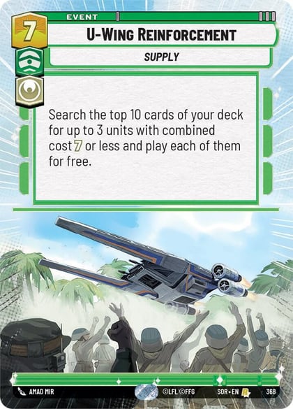 U-Wing Reinforcement (Hyperspace), Spark of Rebellion 368