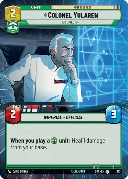 Colonel Yularen - ISB Director (Hyperspace), Spark of Rebellion 373