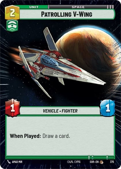 Patrolling V-Wing (Hyperspace), Spark of Rebellion 375