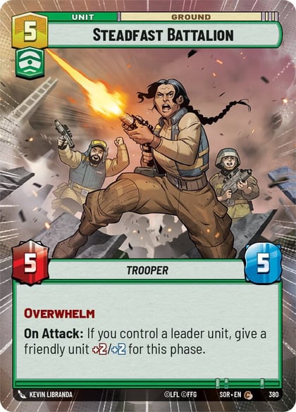 Steadfast Battalion (Hyperspace), Spark of Rebellion 380