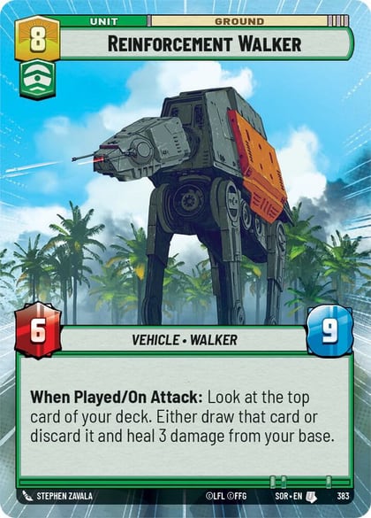 Reinforcement Walker (Hyperspace), Spark of Rebellion 383
