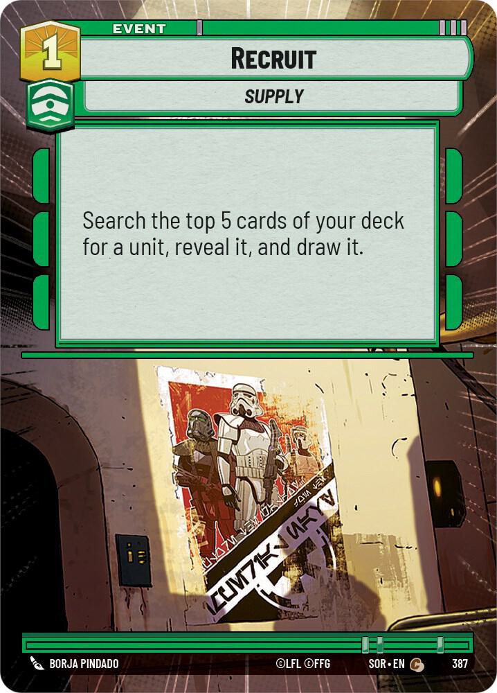 Recruit (Hyperspace), Spark of Rebellion 387