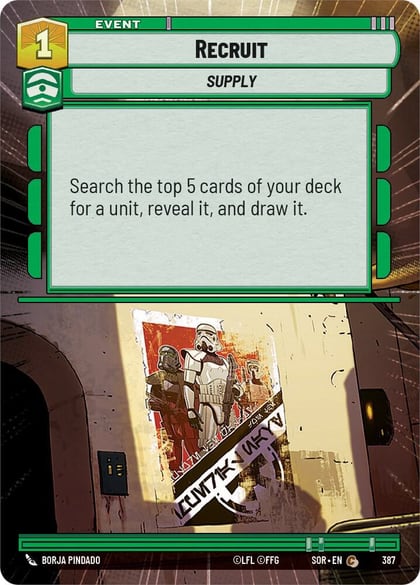 Recruit (Hyperspace), Spark of Rebellion 387