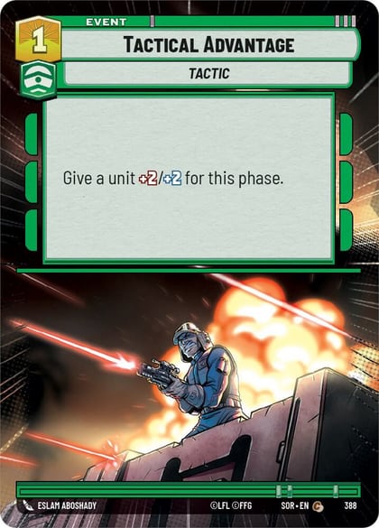 Tactical Advantage (Hyperspace), Spark of Rebellion 388