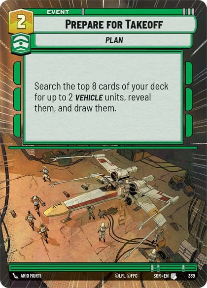 Prepare for Takeoff (Hyperspace), Spark of Rebellion 389