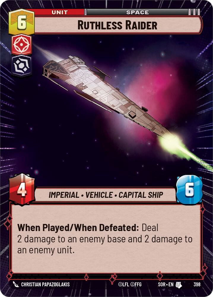 Ruthless Raider (Hyperspace), Spark of Rebellion 398