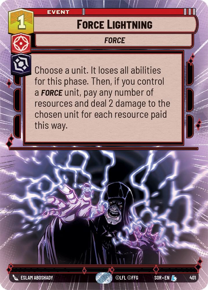 Force Lightning (Hyperspace), Spark of Rebellion 401