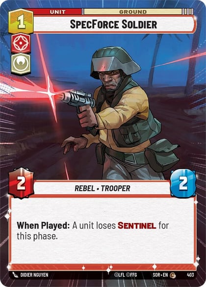 SpecForce Soldier (Hyperspace), Spark of Rebellion 403