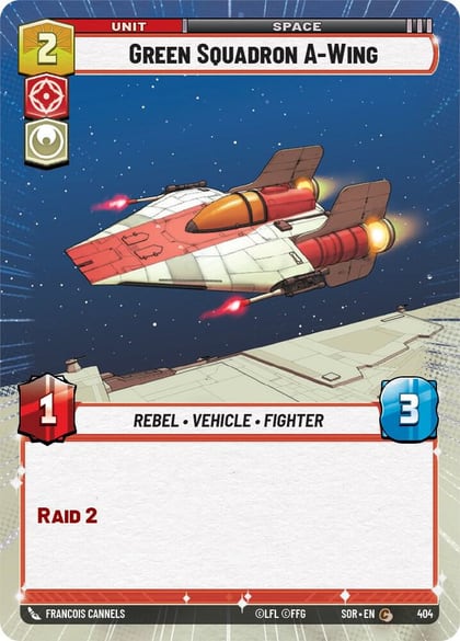 Green Squadron A-Wing (Hyperspace), Spark of Rebellion 404