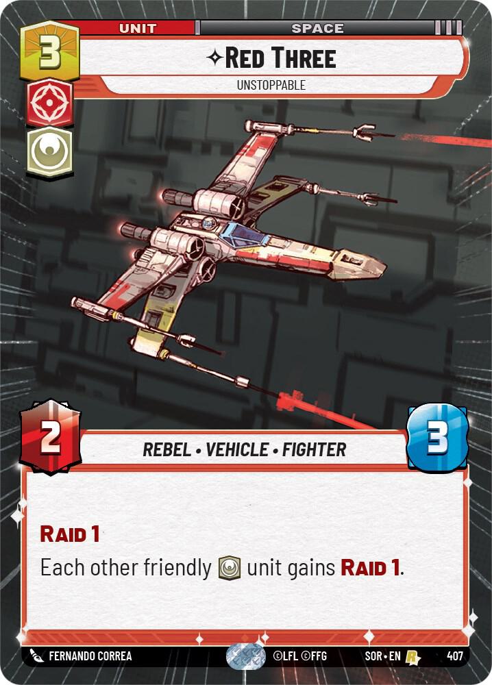 Red Three - Unstoppable (Hyperspace), Spark of Rebellion 407