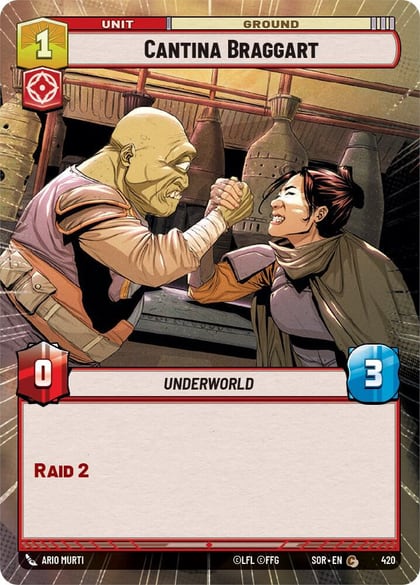 Cantina Braggart (Hyperspace), Spark of Rebellion 420