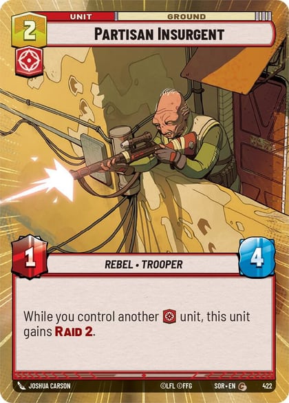 Partisan Insurgent (Hyperspace), Spark of Rebellion 422