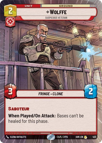 Wolffe - Suspicious Veteran (Hyperspace), Spark of Rebellion 423