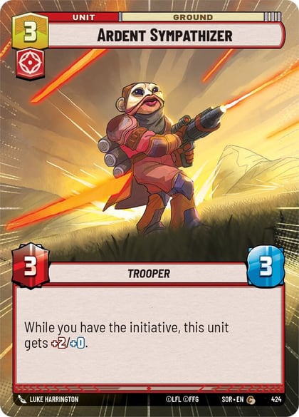 Ardent Sympathizer (Hyperspace), Spark of Rebellion 424