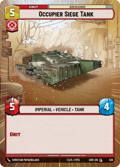 Occupier Siege Tank (Hyperspace), Spark of Rebellion 428