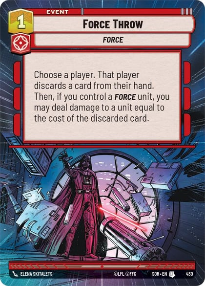 Force Throw (Hyperspace), Spark of Rebellion 430