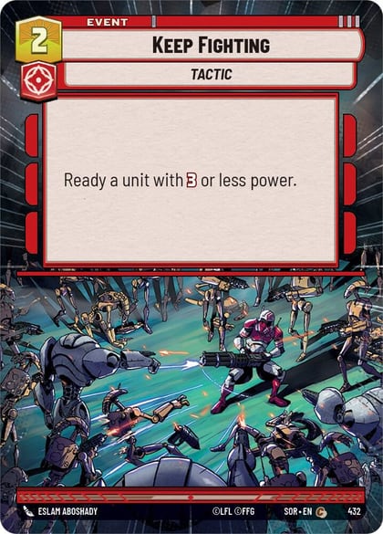 Keep Fighting (Hyperspace), Spark of Rebellion 432