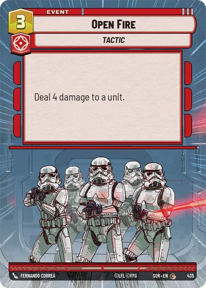 Open Fire (Hyperspace), Spark of Rebellion 435