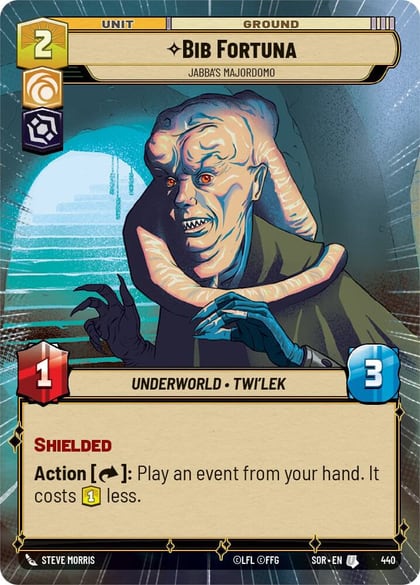 Bib Fortuna - Jabba's Majordomo (Hyperspace), Spark of Rebellion 440