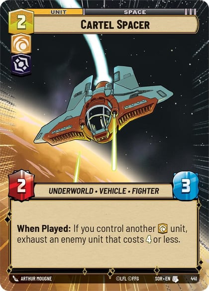 Cartel Spacer (Hyperspace), Spark of Rebellion 441