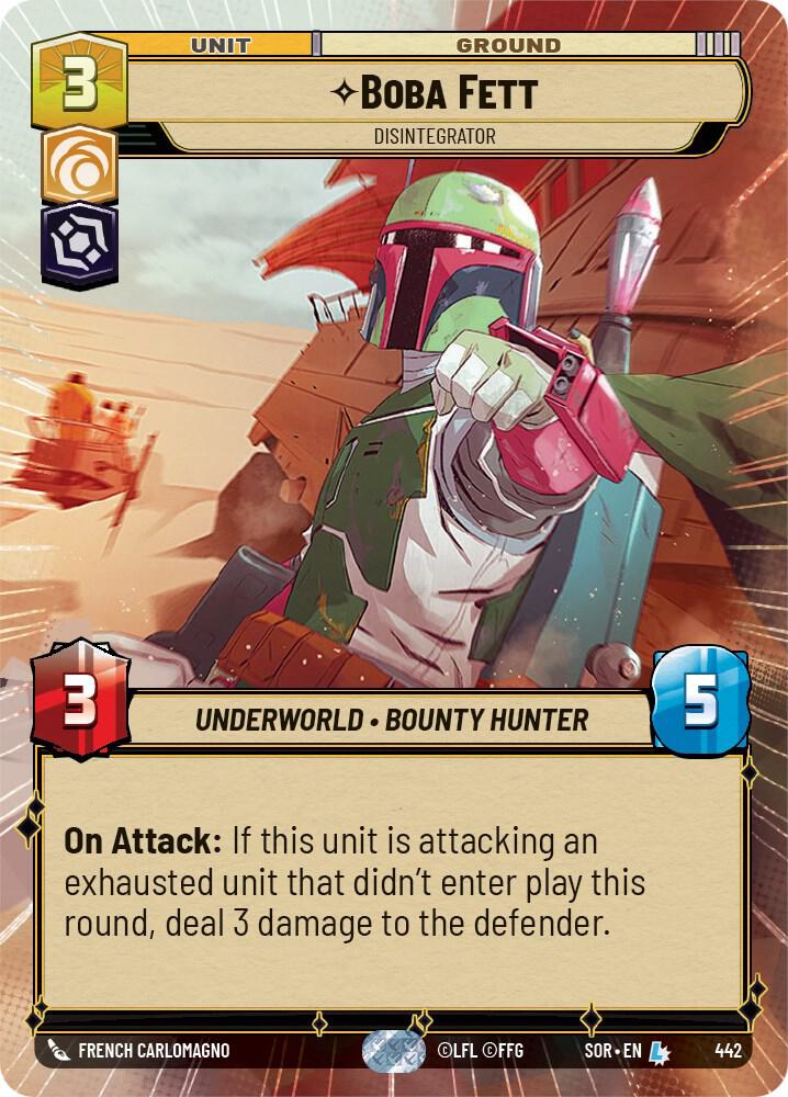 Boba Fett - Disintegrator (Hyperspace), Spark of Rebellion 442