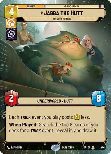 Jabba the Hutt - Cunning Daimyo (Hyperspace), Spark of Rebellion 444