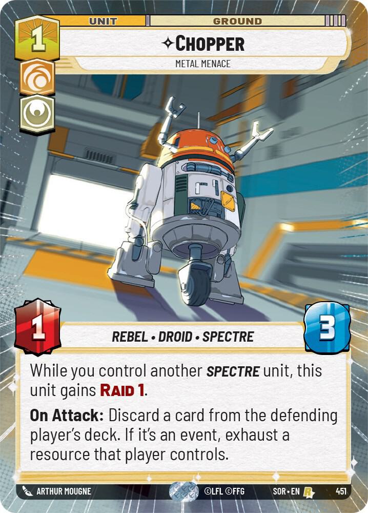 Chopper - Metal Menace (Hyperspace), Spark of Rebellion 451