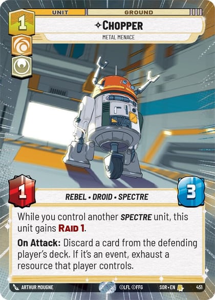 Chopper - Metal Menace (Hyperspace), Spark of Rebellion 451